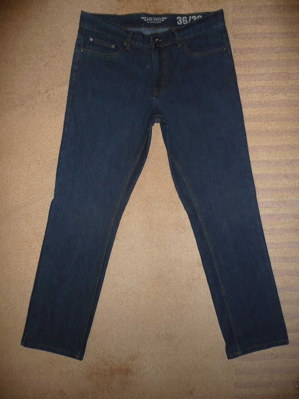 Spodnie dżinsy HERO W36/L32=47,5/108cm jeansy
