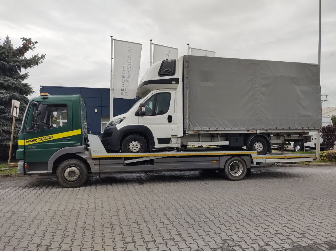 Pomoc drogowa MOP Kozłów 24H AutoLaweta Laweta Holowanie Wysokie Busy
