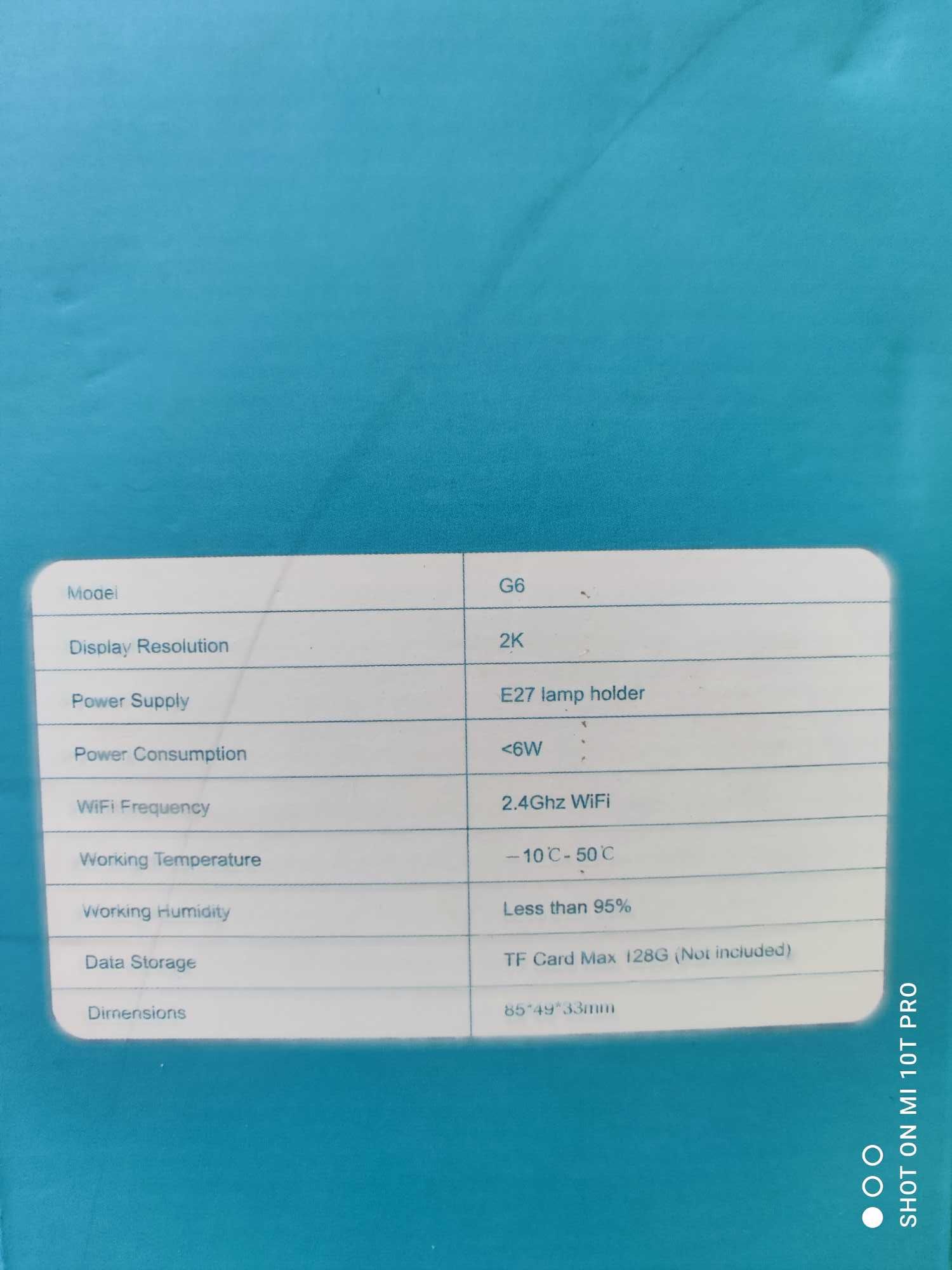 Kamera monitoringu w żaruwce Wi-Fi