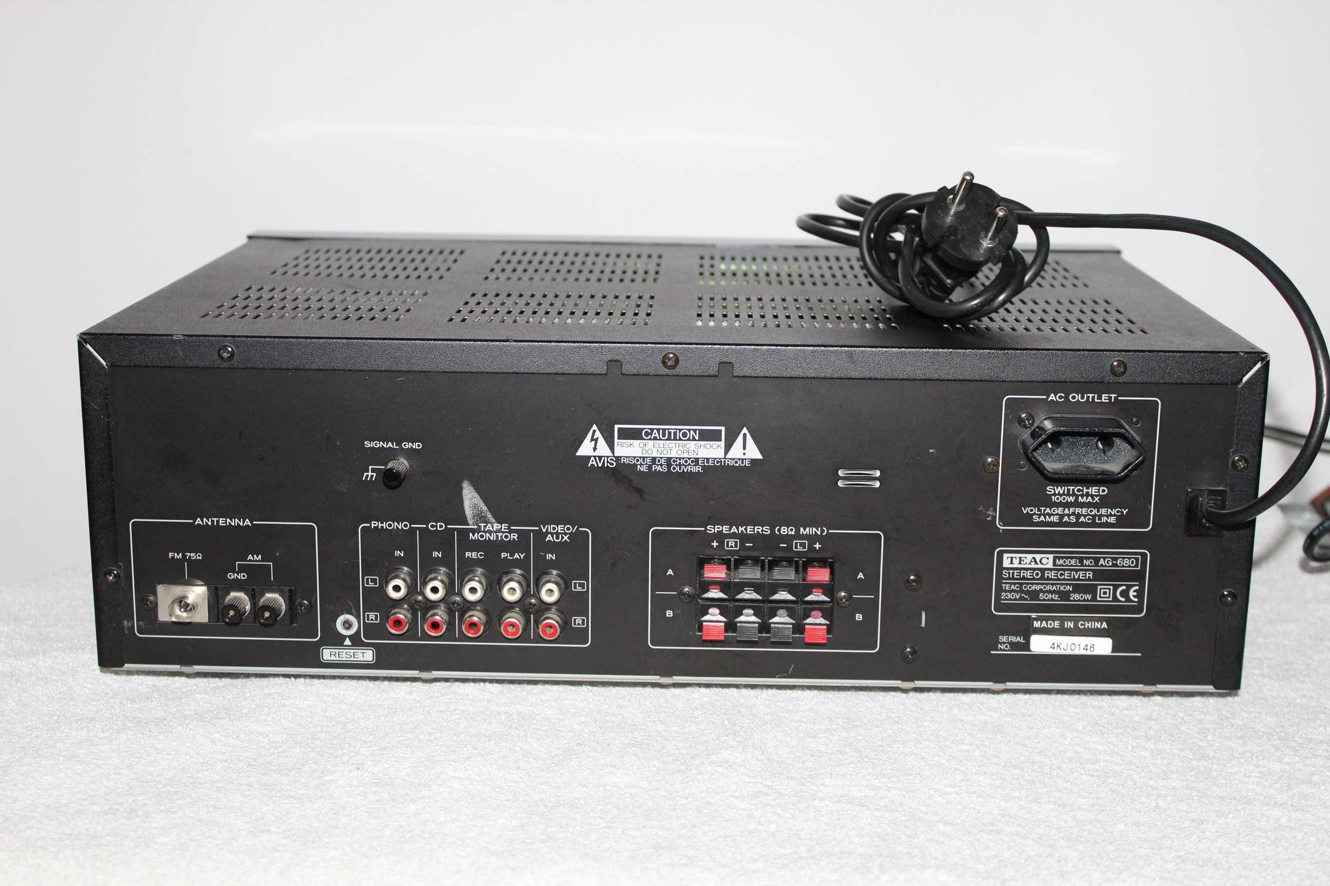 TEAC AG-680 Amplituner wzmacniacz stereo RDS Wysyłka