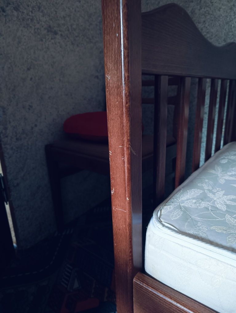 Два Ліжка дитяче дерев'яне односпальне