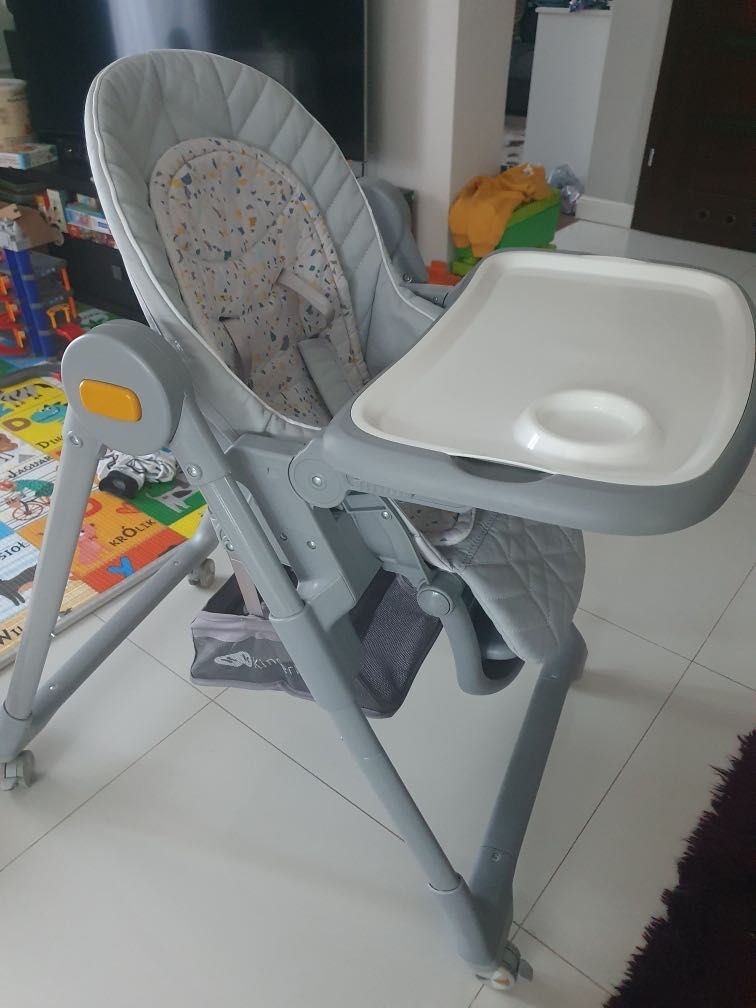 Krzesełko do karmienia, leżaczek kinderkraft lastree