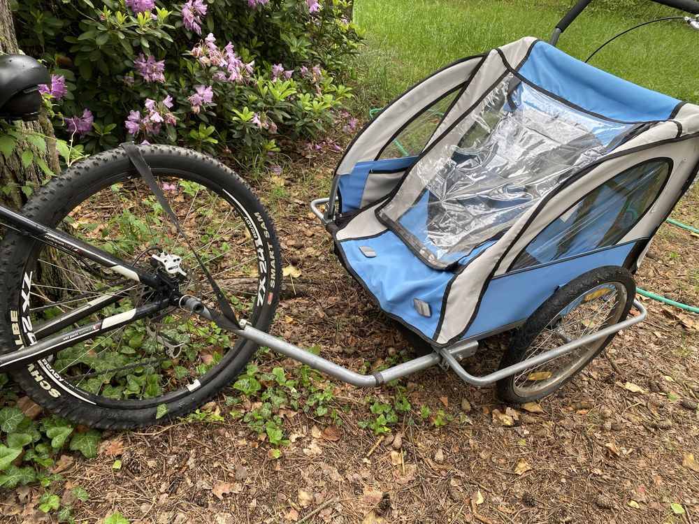 Wozek rowerowy do roweru