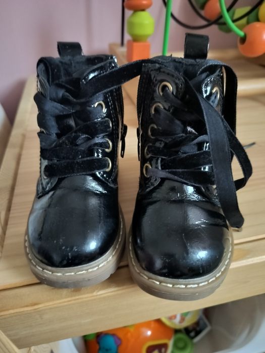 Trapery dziecięce dziewczynka buty zimowe kozaczki kozaki 18