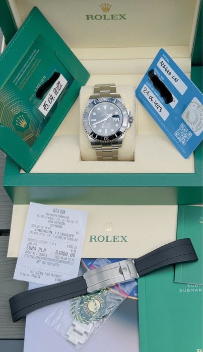 Rolex Submariner Date 126610LN 41mm z 2022 Gwarancja, full set
