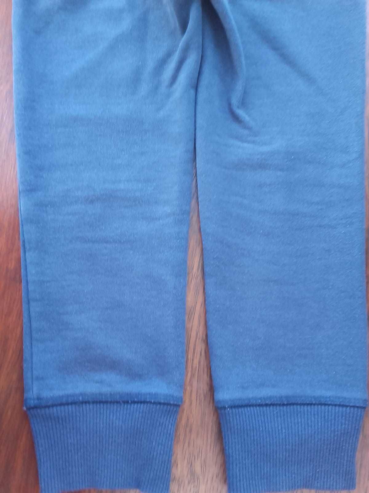 calças de fato de treino: azuis escuras, da Benetton, 4 a 5 anos