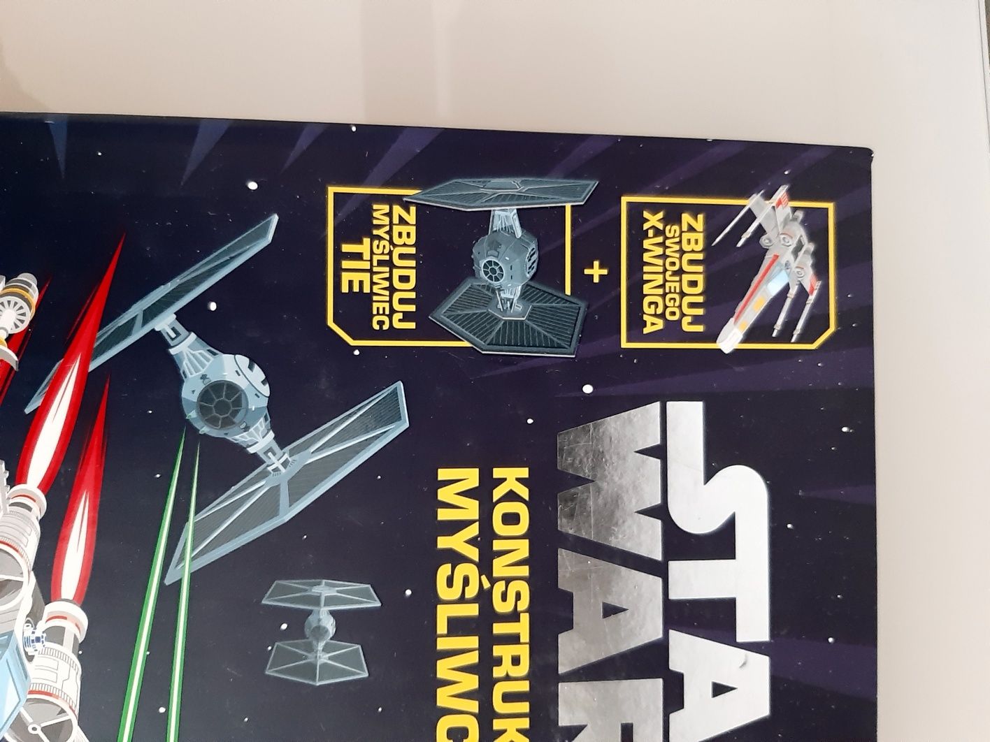 Star Wars Konstruktor myśliwców książka model do skladania