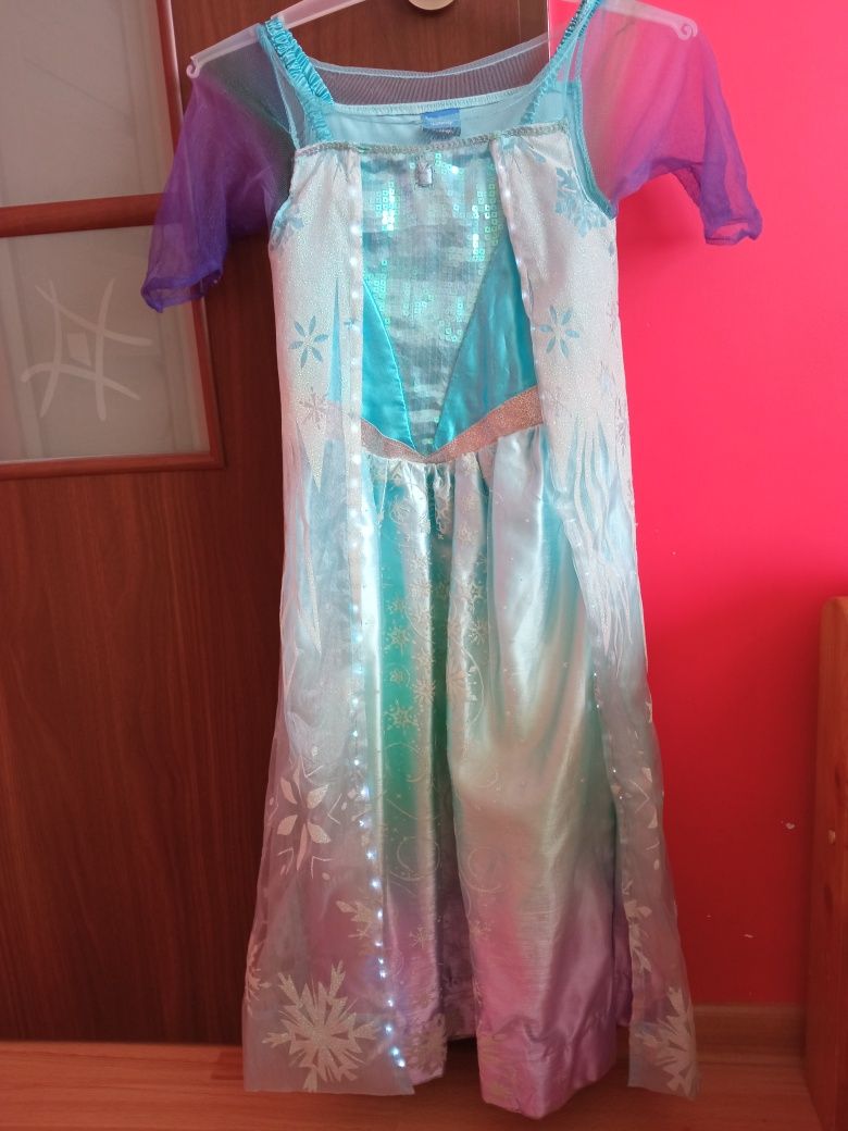 Sukienka Elsy Elsy Kraina lodu Disney świecąca 122 - 128