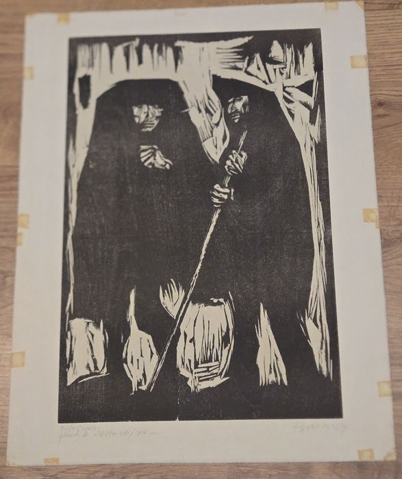 Os Pastores (Astúrias), 1957 de Júlio Pomar