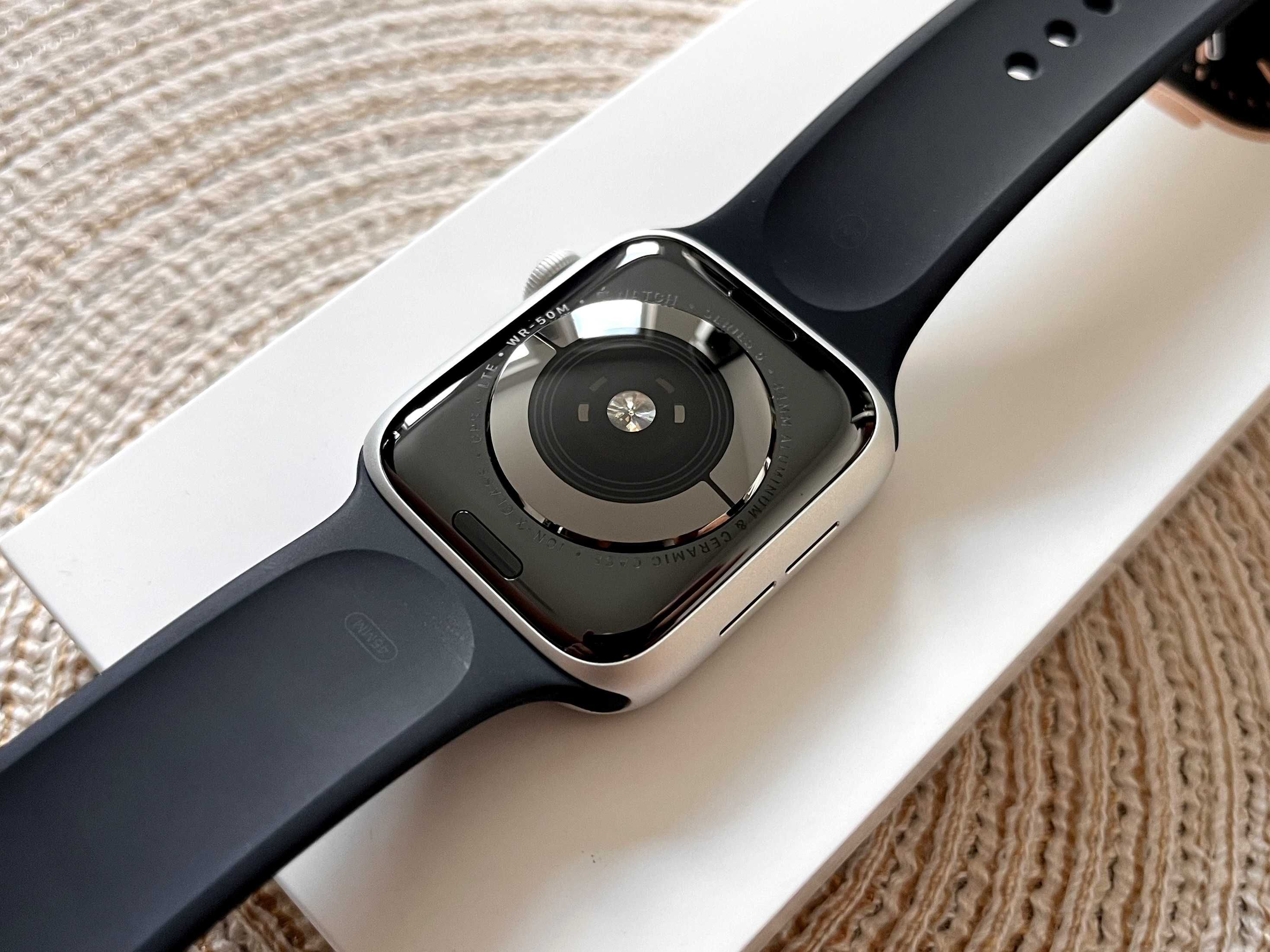 [NOWY] Apple Watch SE [GPS + LTE/eSIM 44mm] - Silver [Bateria 100%]