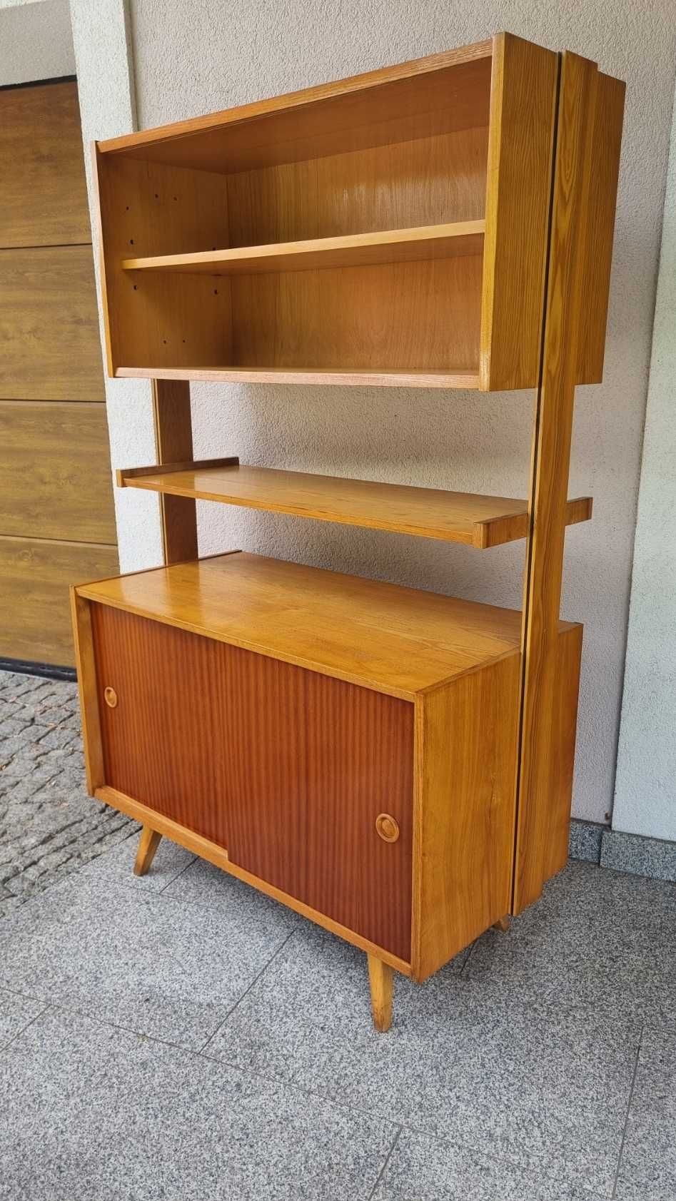 Regał modułowy Mid Century Design Lata 60 PRL Czechosłowacja Jirak