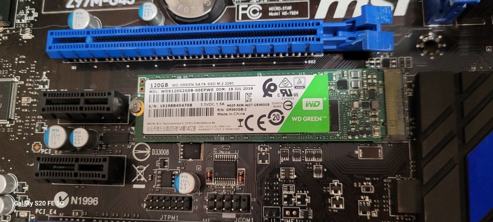 Intel I5-4690k 16GB MSI Z97M-G43