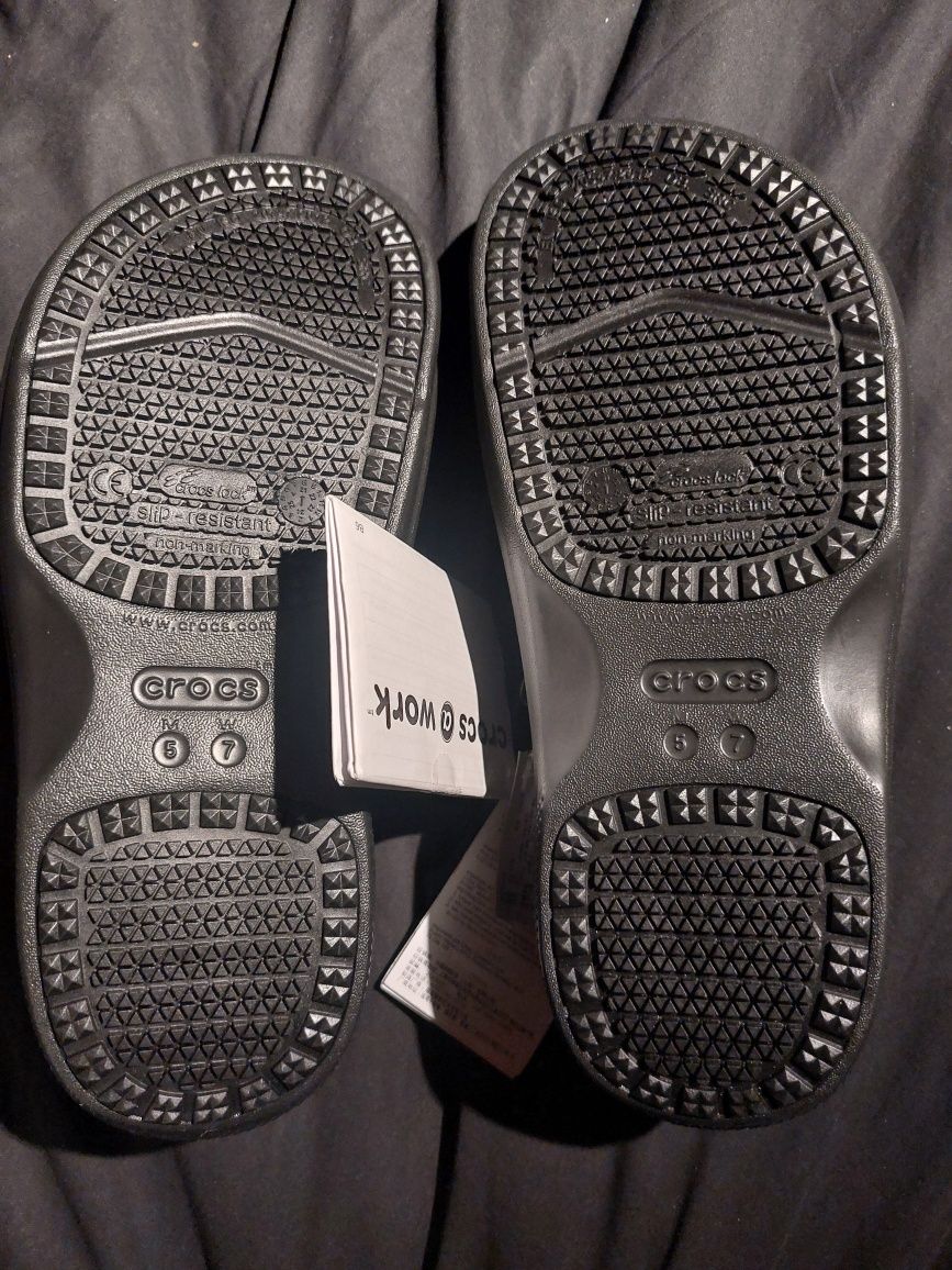CROCS slip on buty 37 38 W7 M5 czarne unisex botki black komfort NOWE