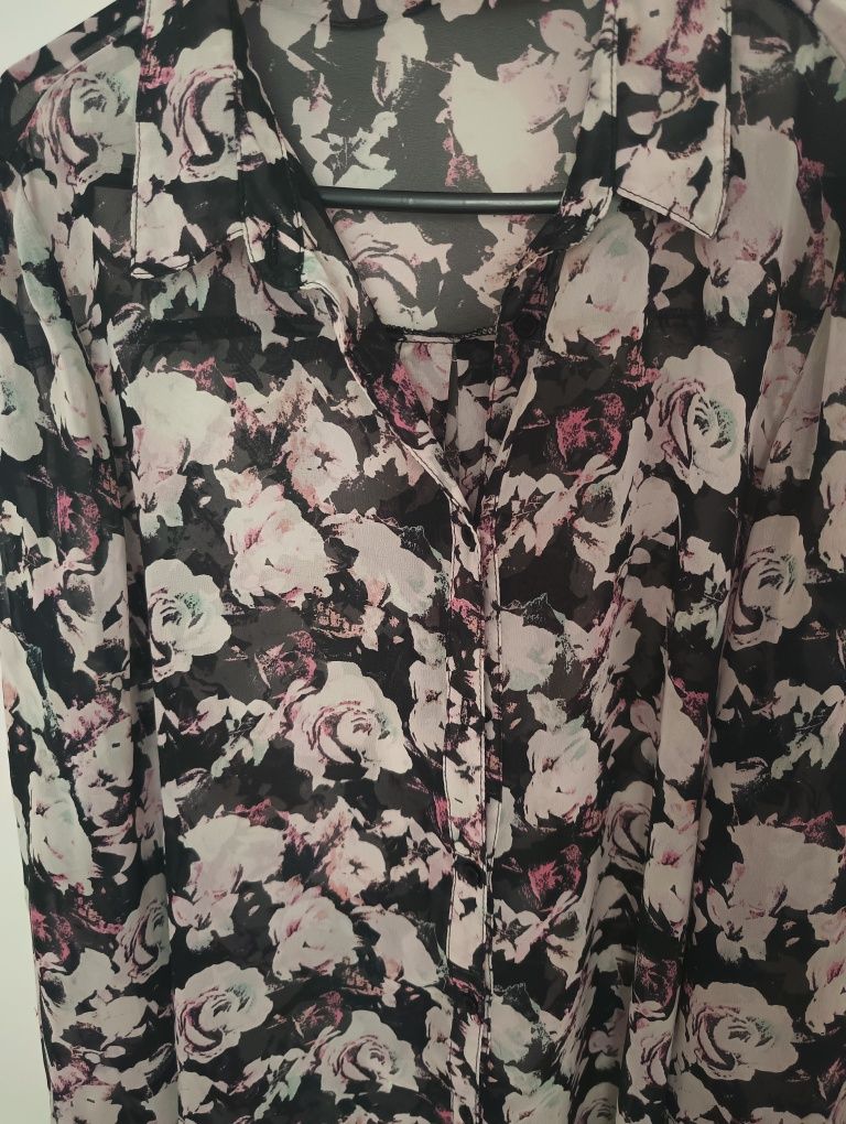 Koszula w kwiaty XL