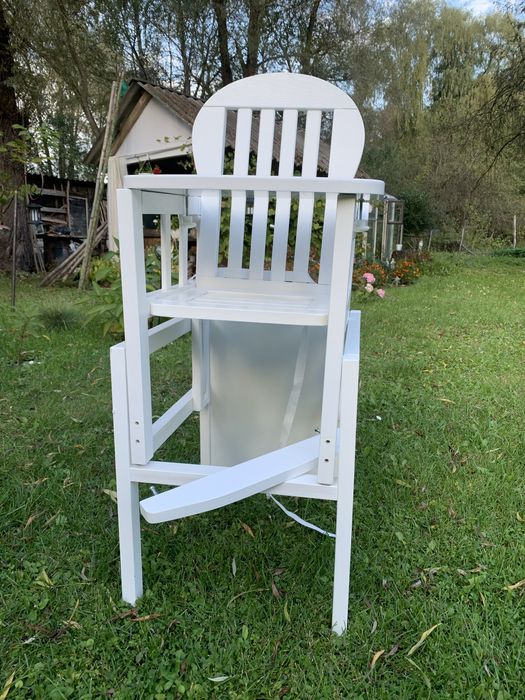 Крісло столик доя годування розкладний деревяний