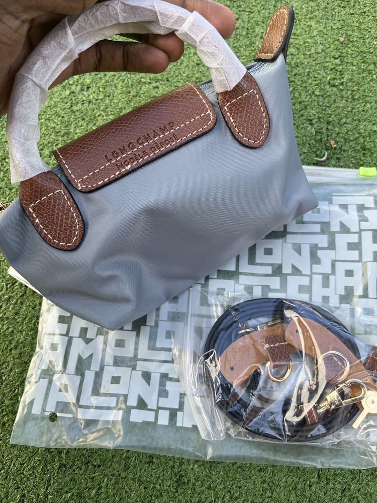 longchamp mini bag steel
