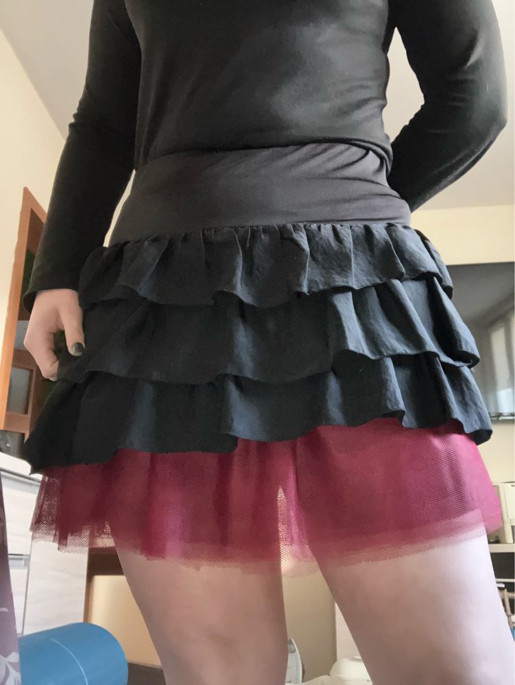 Spódnica spodniczka tiulowa tutu goth gothic lolita emo punk 42
