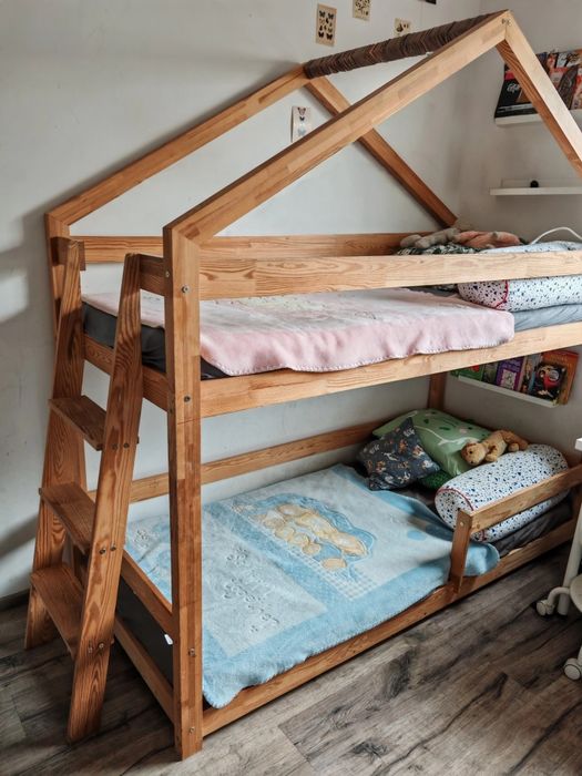 Łóżko piętrowe - domek ADEKO   ATRAKCYJNA CENA DO PIĄTKU 07.11 !!!