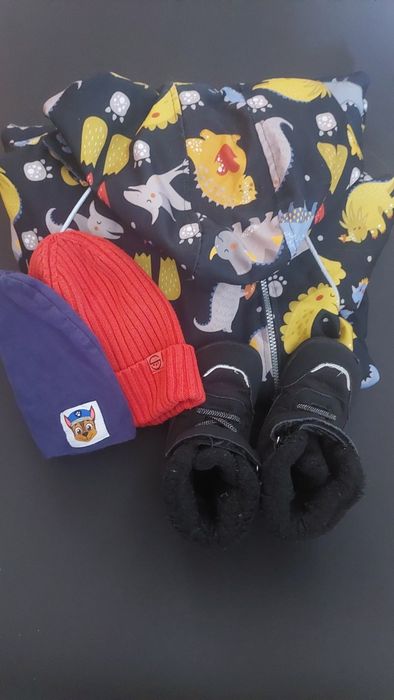 Kombinezon i buty + prezenty