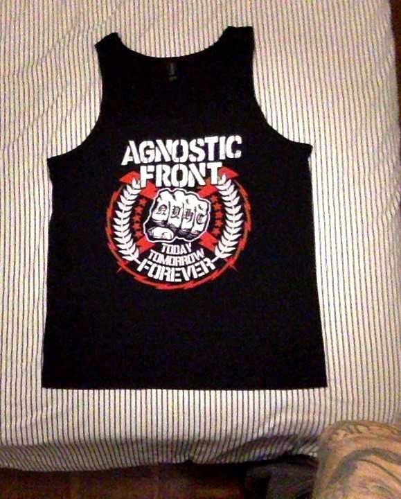 Tank top Agnostic Front Tamanho "L" Novo