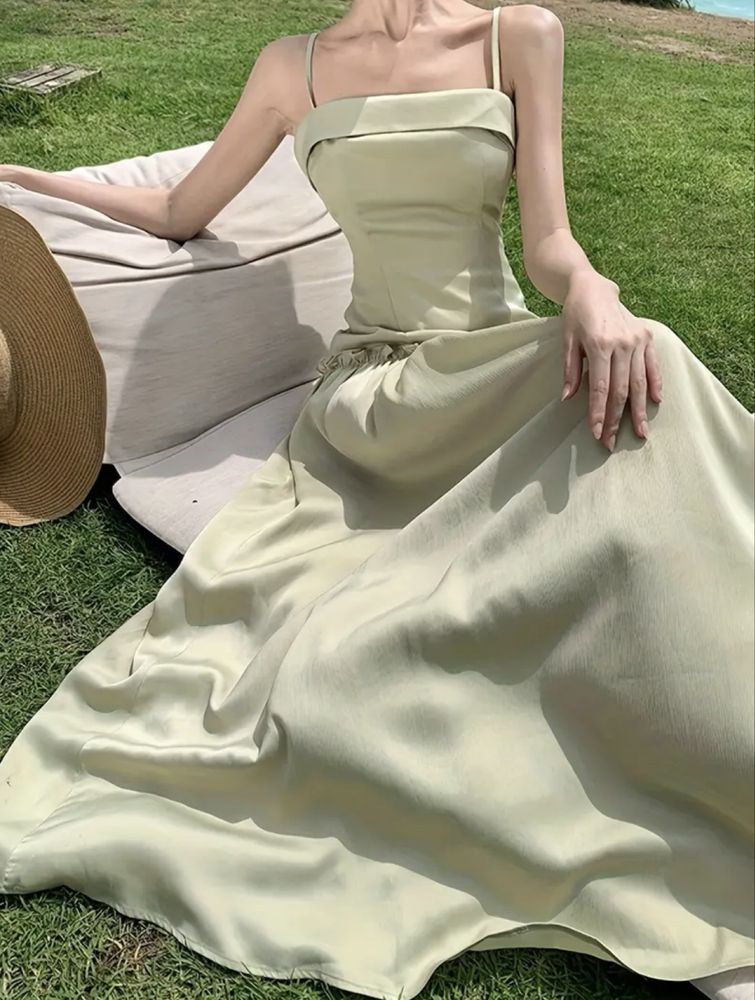 Vestido cor verde