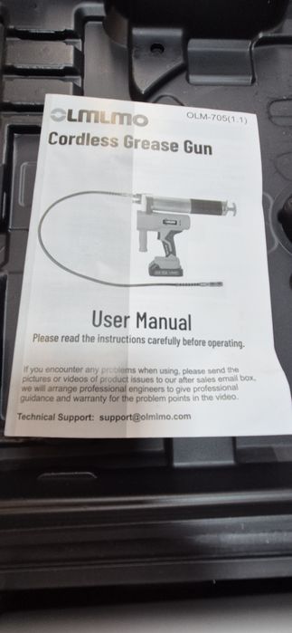 Pistola de massa lubrificante sem fios