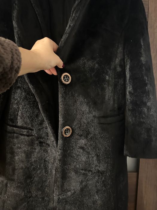 FUTRO płaszcz NATURALNE maxi długie zjawiskowe OKAZJA old money