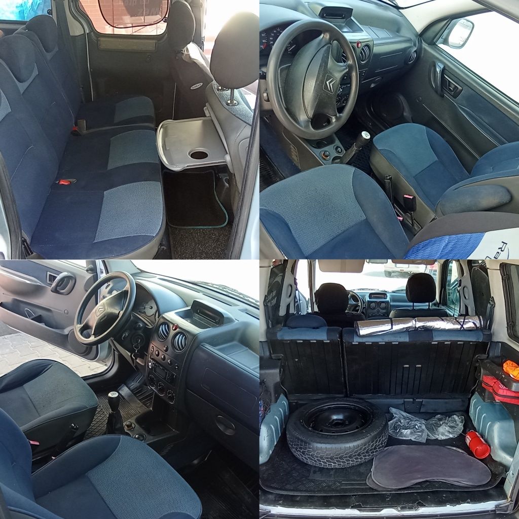 Citroen Berlingo Multispace Benzyna 1.6  Ciemne Szyby Hak Klima