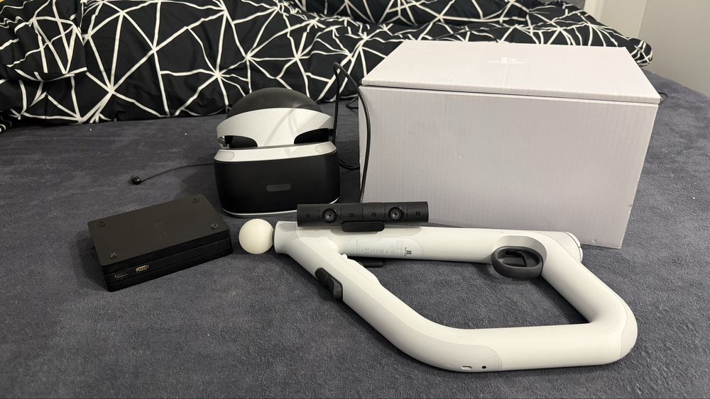 Zestaw okulary vr ps4 + pistolet