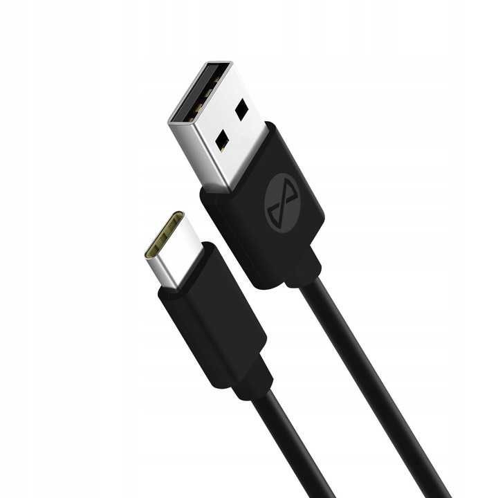 Forever kabel USB - USB Typ C 1m 3A czarny