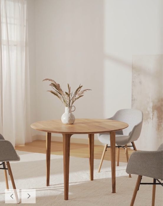 Stół do jadalni z drewna dębowego Archie