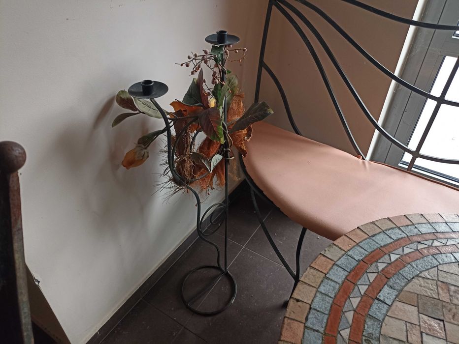 metaloplastyka ogrodowy komplet kawowy,krzesła,stolik,sofa,świecznik
