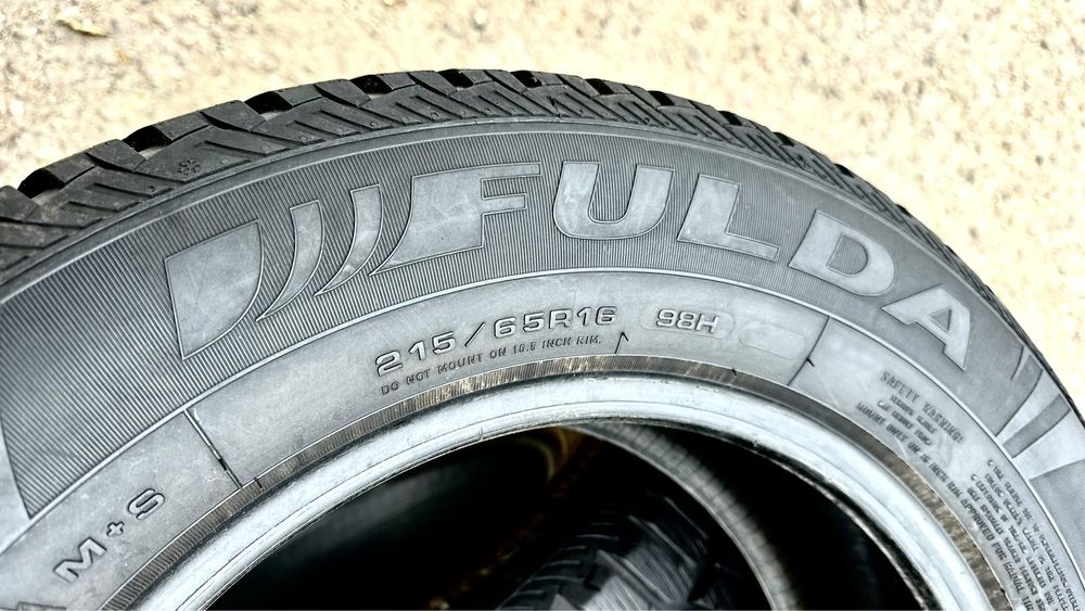 215/65/16 Fulda Kristall Control HP | 99%остаток | зимние шины