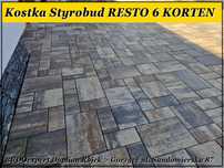 Stylowa kostka brukowa Styrobud RESTO kolormix Korten Cappuccino HIT