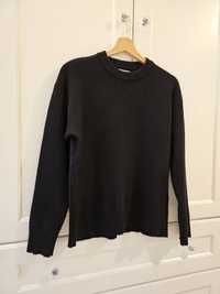 Sweter męski czarny, młodzieżowy Zara  S 164 170