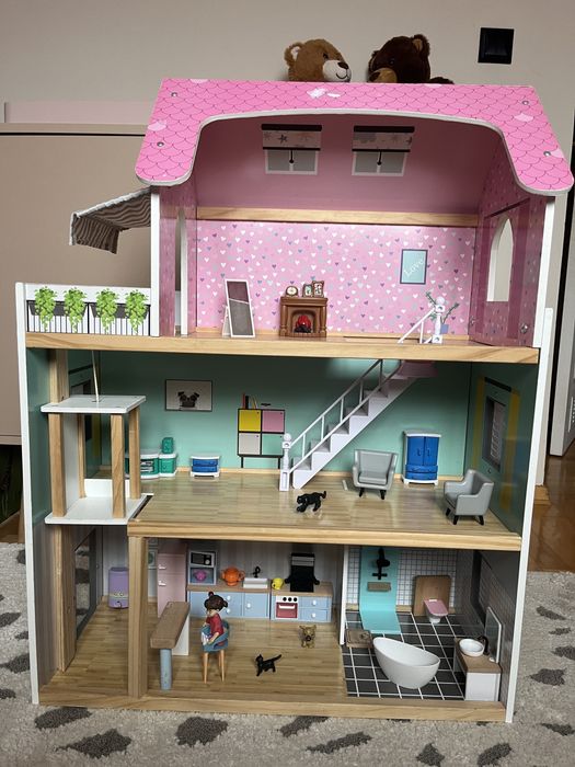 Drewniany domek dla lalek XXL playtive
