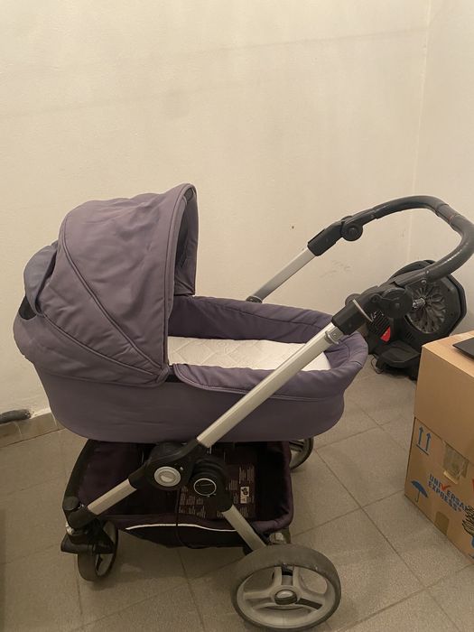 Wózek 2w1 teutonia v2 z akcesoriami plus baza z fotelikiem