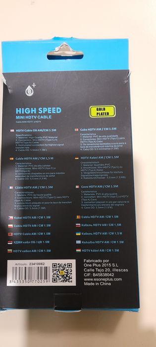 Cabo HDMI alta qualidade