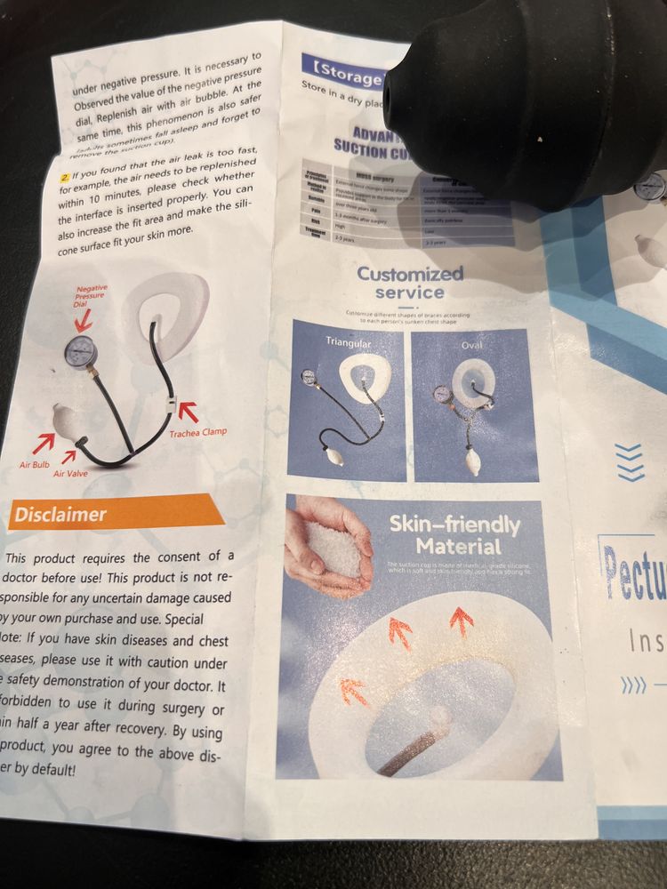 Orteza korekcyjna na pectus excavatum (klatkę lejkowatą)