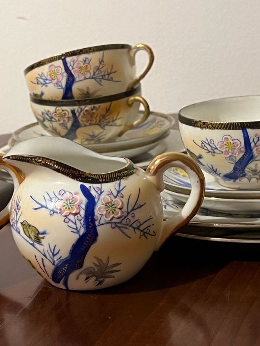 Винтажный Сервиз чайно - столоый Японський Фарфор