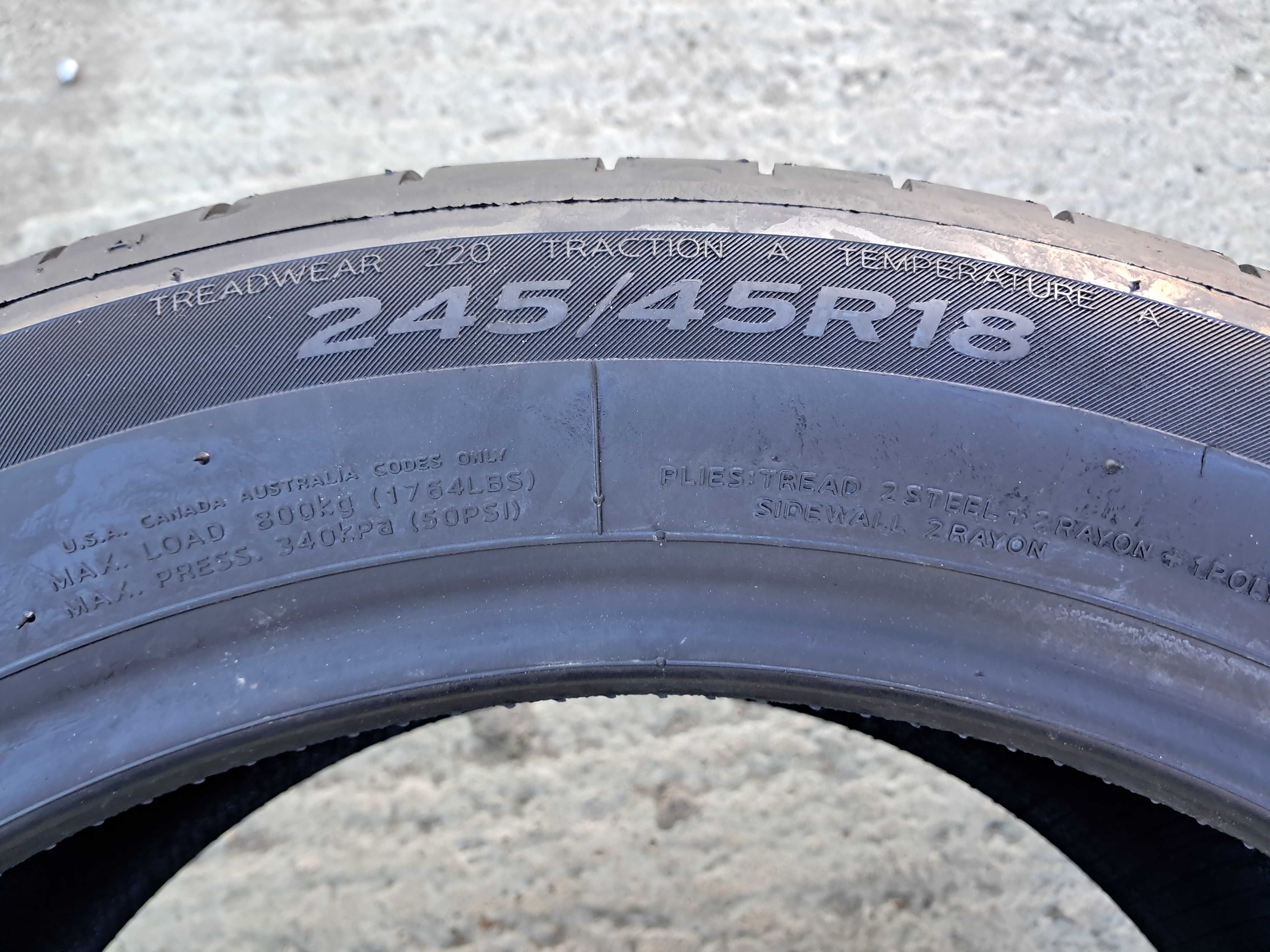 Резина літня, НОВА, 245/45 255/45 R18 Hankook Ventus S1 EVO 3 (10339)