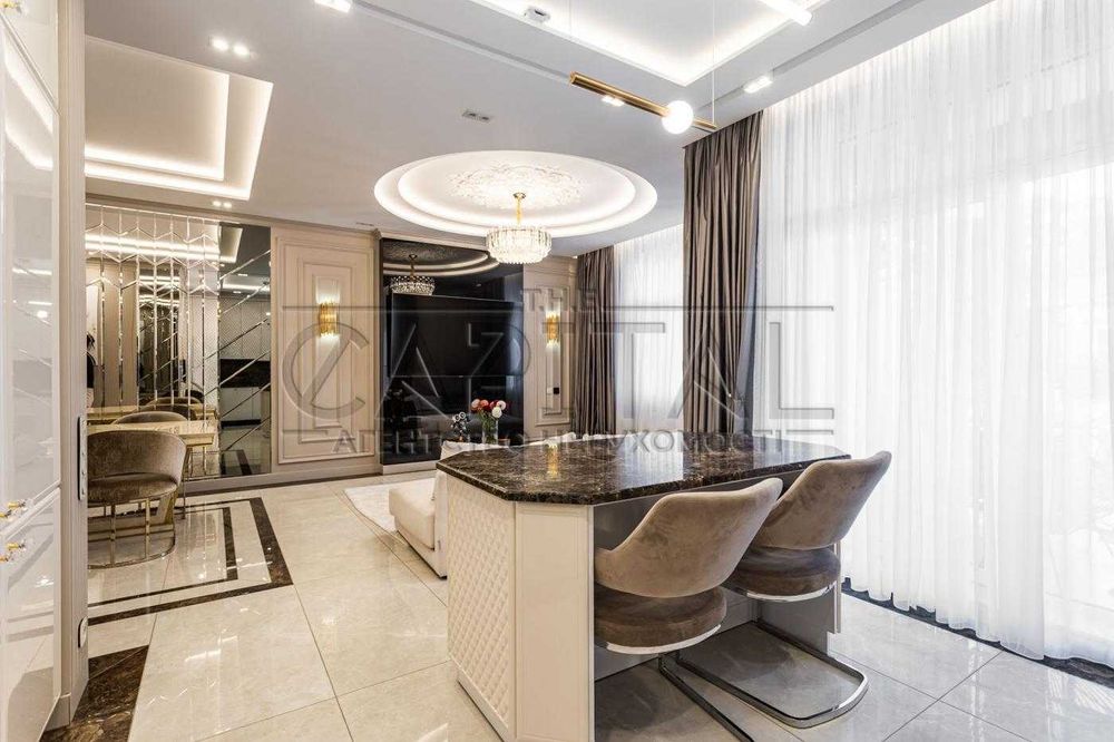 Дизайнерська 3-кімнатна квартира 120 м² з ремонтом в ЖК «Поділ Град»