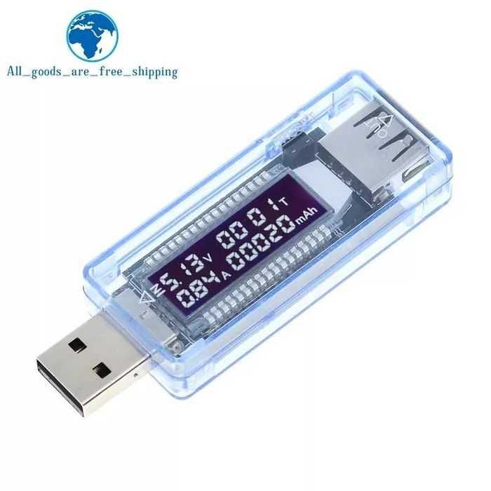 Usb тестер тест тока напряжения емкости