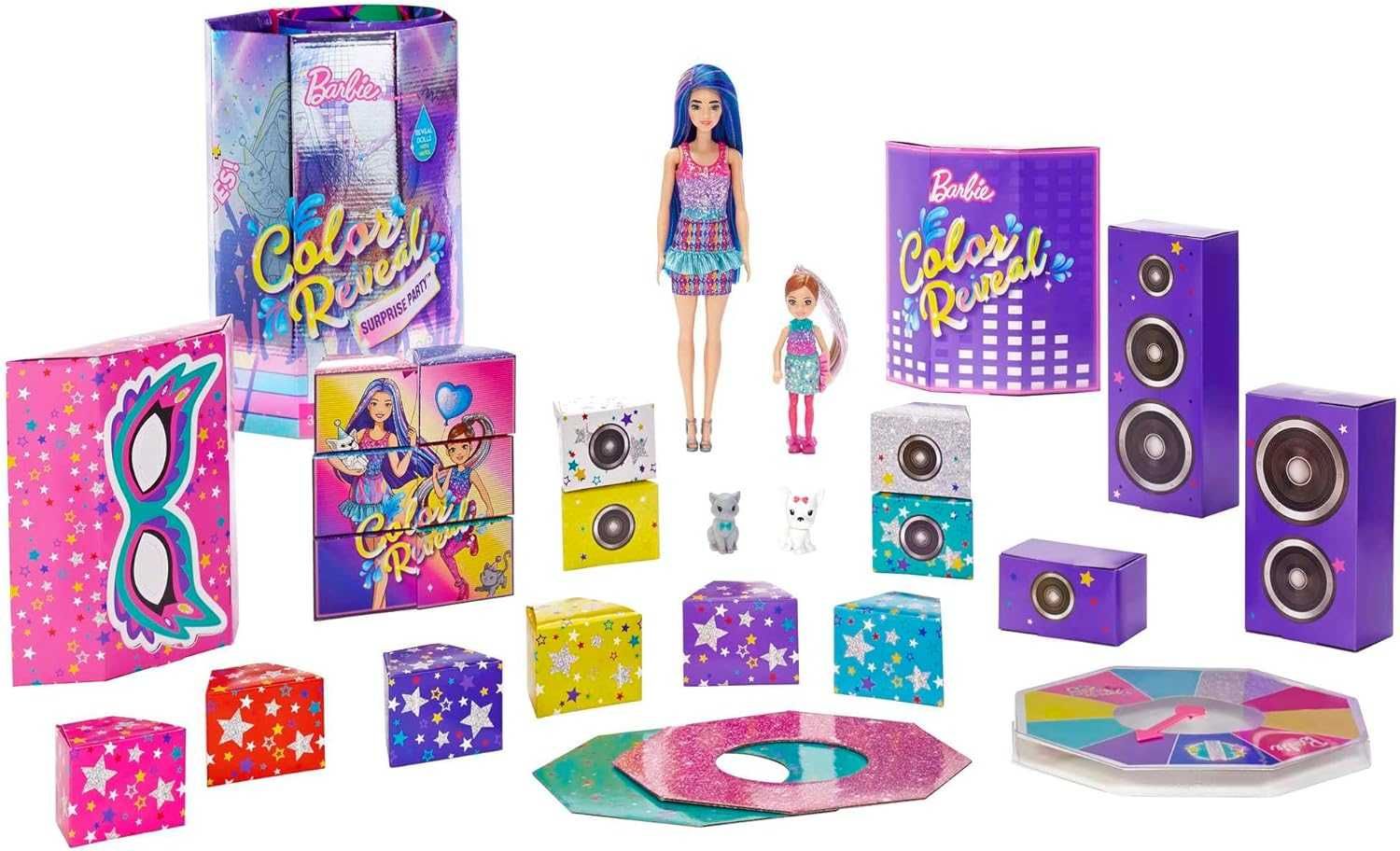 Barbie Duży zestaw Color Reveal Impreza Przyjęcie