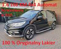 Honda CR-V REZERWACJA ..Oryginalny Lakier 1,6 160 KM 4x4 Navi BiXENON Kamera Skór