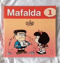 Livro BD "Mafalda 1" de Quino - Plano Nacional de Leitura