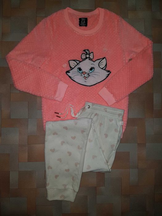 Мега теплый пушистый комплект Мари, пижама, плюш Disney XS-S р-р