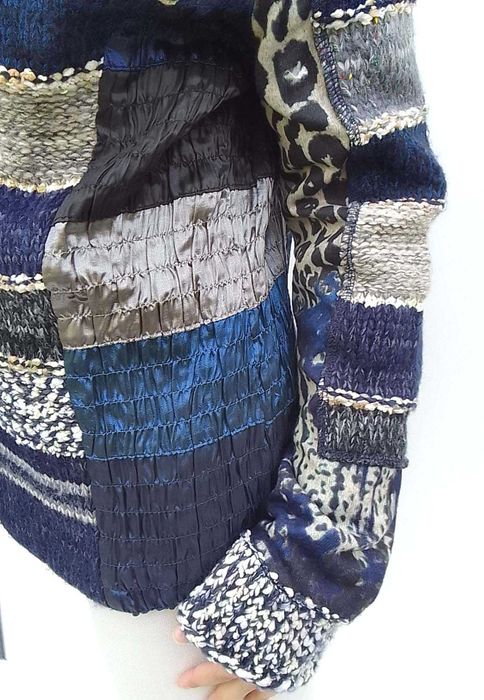 Wełniana marynarka żakiet vintage  lekka kurtka 30% wool wełna L XL