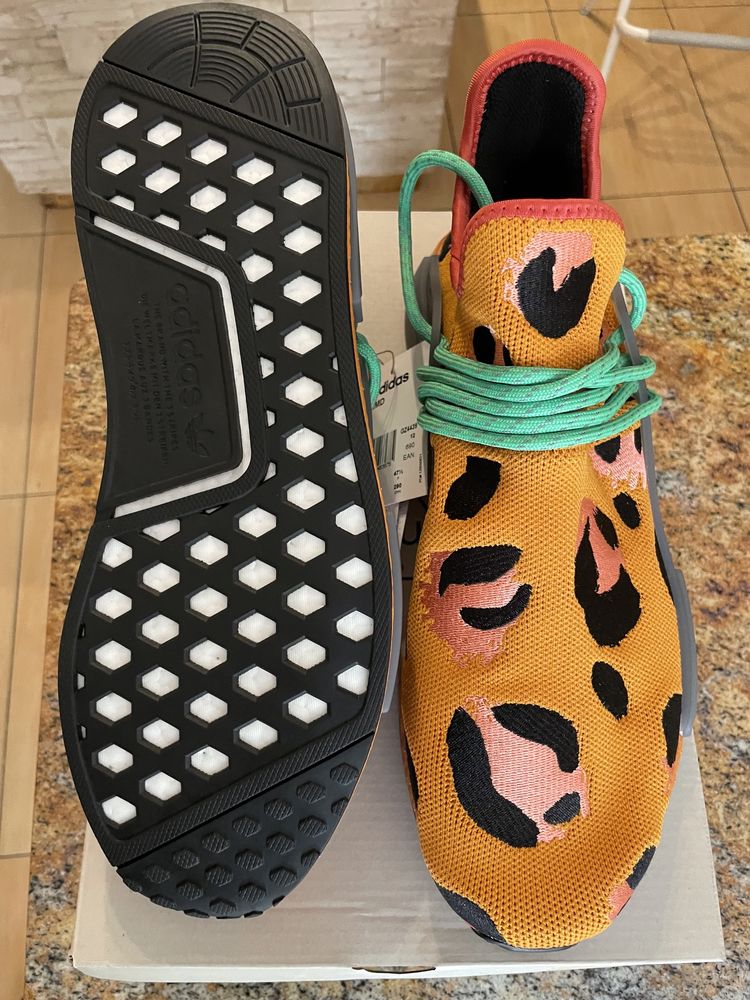 Adidas HU NMD Animal Pharrell Williams roz 47.5 / 12.5