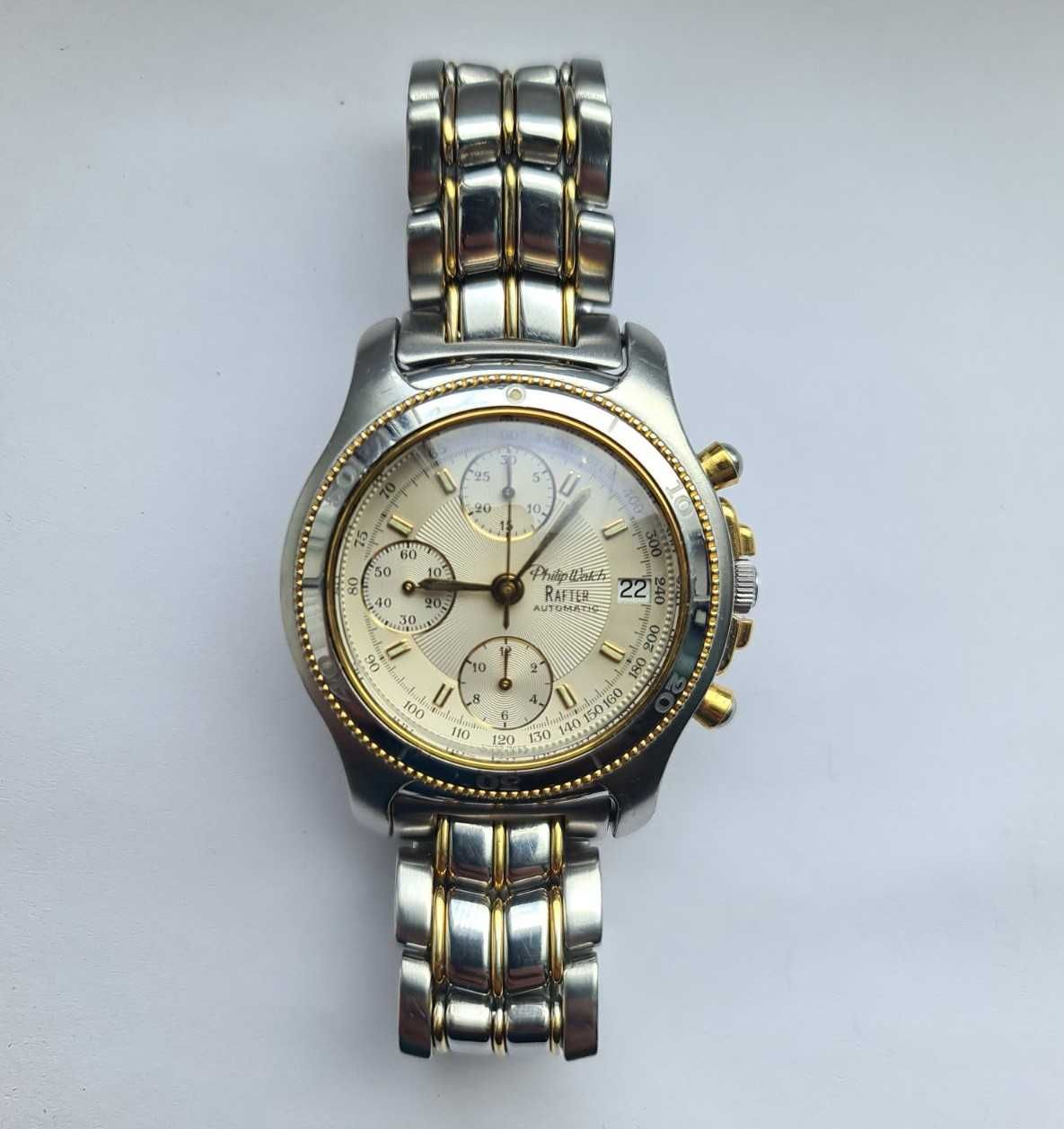 Швейцарские часы Philip Watch Rafter ETA 7750 Механика, сапфир